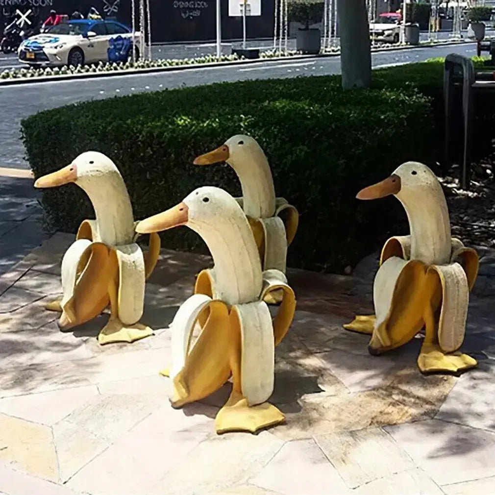 GardenArt - Vintage Banana Duck