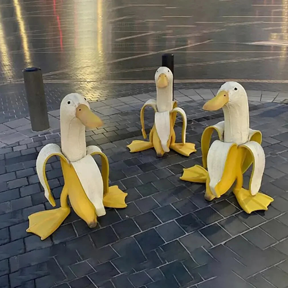 GardenArt - Vintage Banana Duck