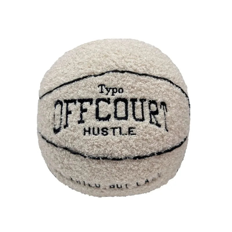 Oreiller en peluche de basket-ball – Doux et moelleux – Enfants et adultes – Cadeau d'anniversaire