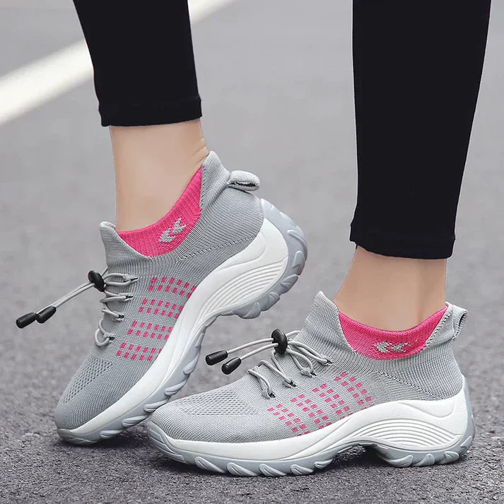 Orthopedische sneakers met elastische kussentjes