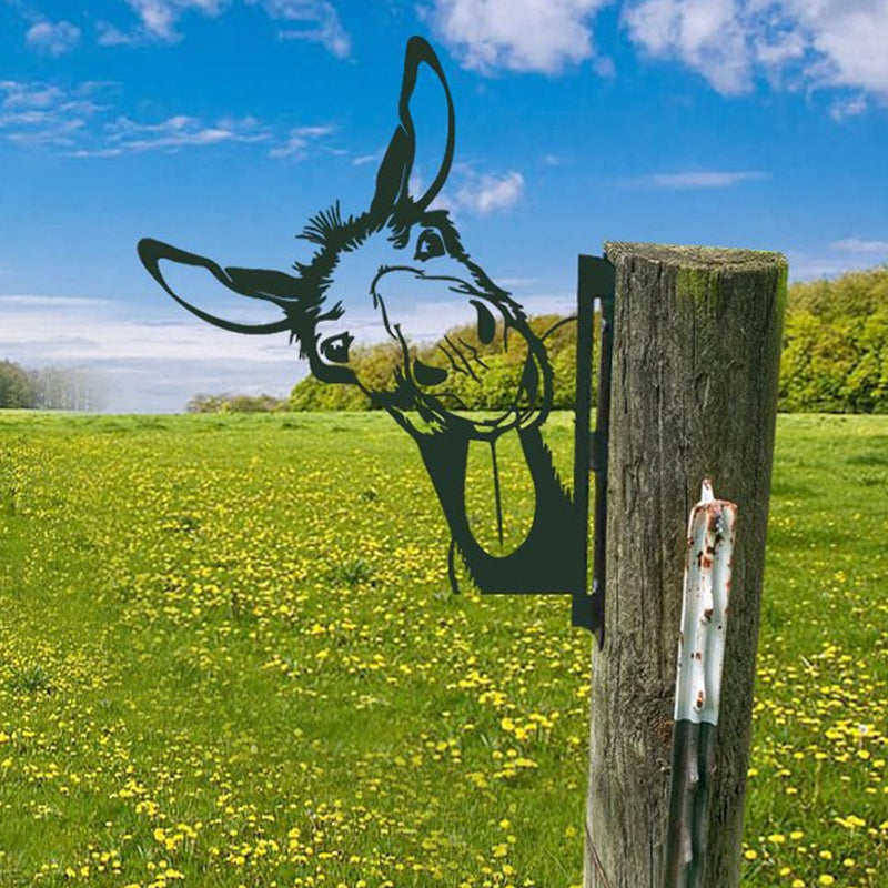 Gårddekoration - PeepFarm - Realistisk Dyredesign - Have Metal Art