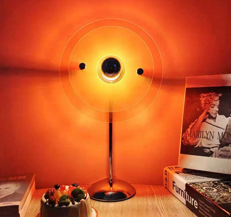 Bauhausin inspiroima Retro Aura -lamppu