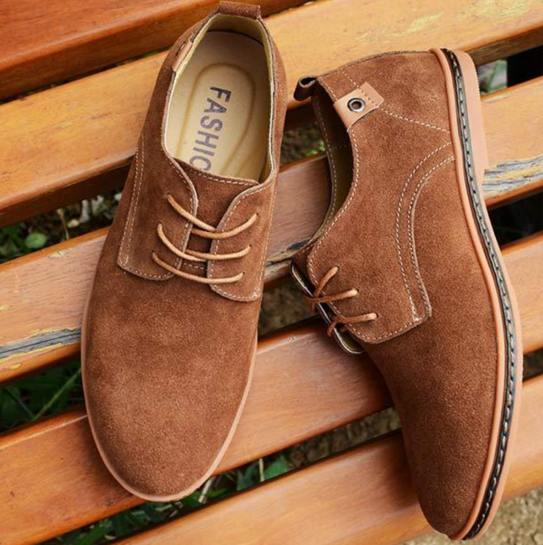 Bernard - Chaussures élégantes en daim pour homme