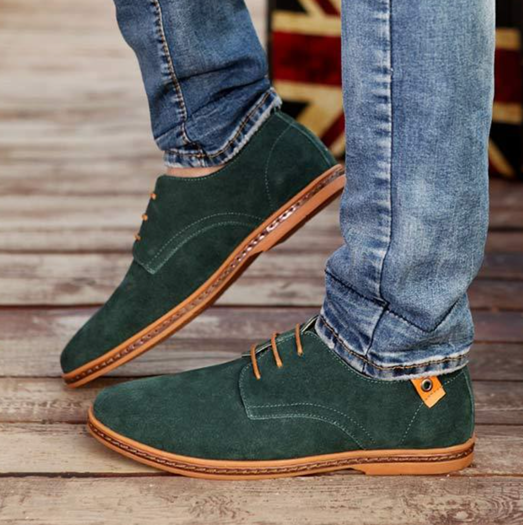 Bernard - Chaussures élégantes en daim pour homme