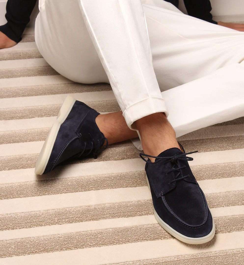 Leo - Mocasines/zapatos de piel elegantes y cómodos para hombre