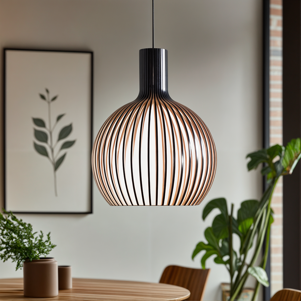 Nordic houten kooi hanglamp kroonluchter