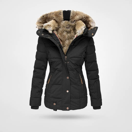 Zarah – Warme, wasserdichte Winterjacke mit Futter und Kapuze