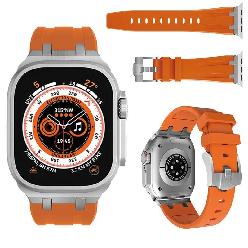 Ny XAP Metal Head Silikone Rem Til Apple Watch