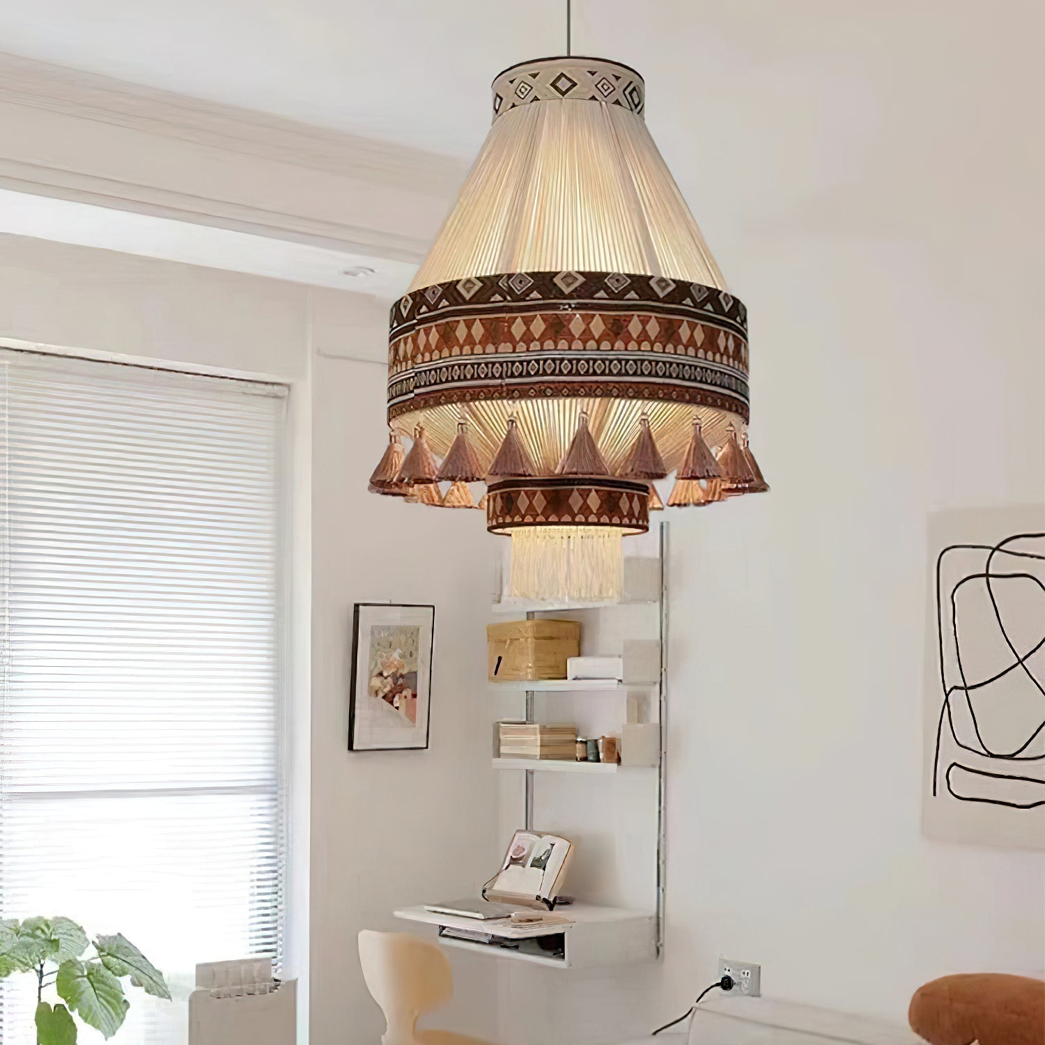 Bohemian – Pendant lamp with fringes