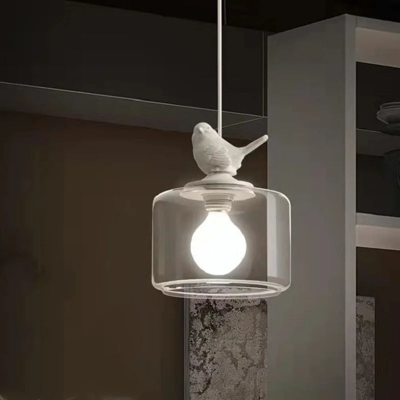 Lampe suspendue oiseau