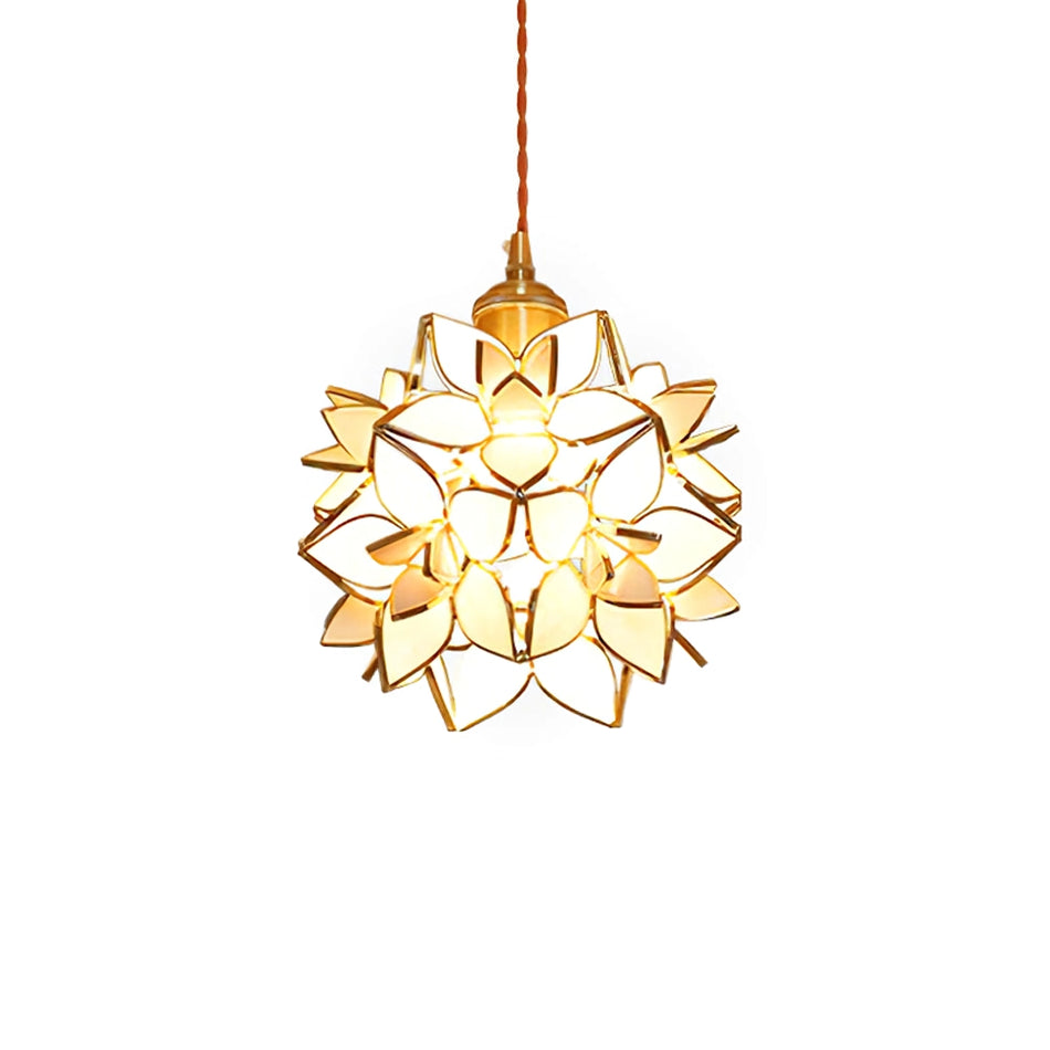 Capiz pendant light