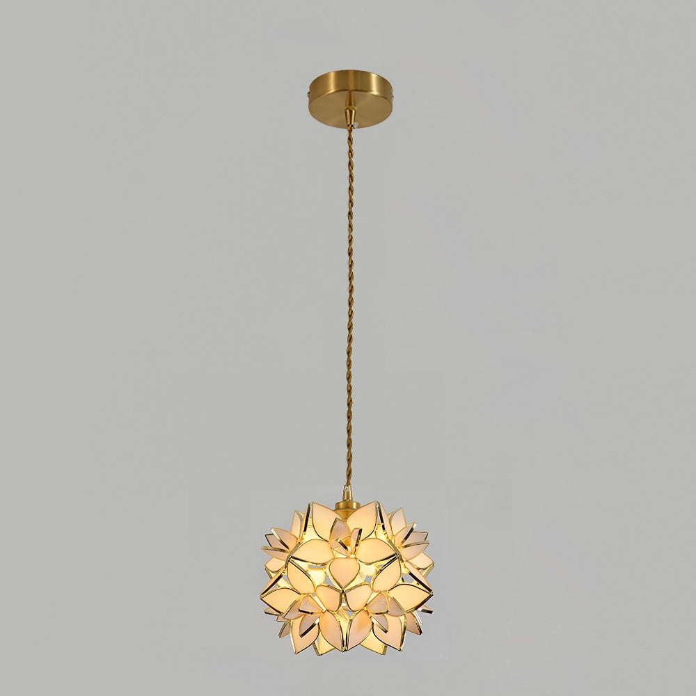 Capiz pendant light