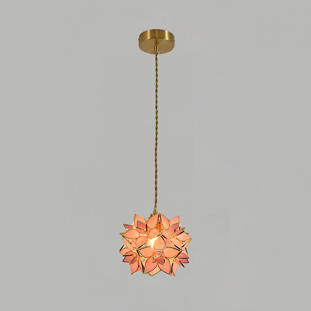 Capiz pendant light