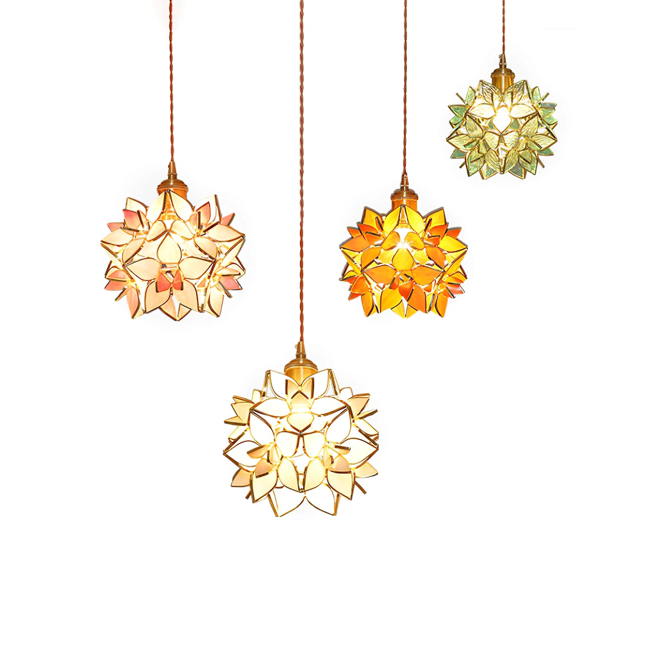 Capiz pendant light