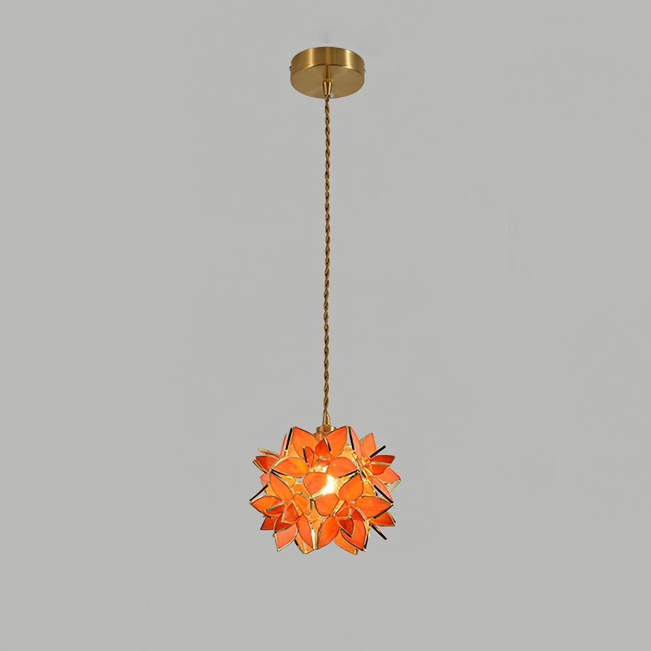 Capiz pendant light