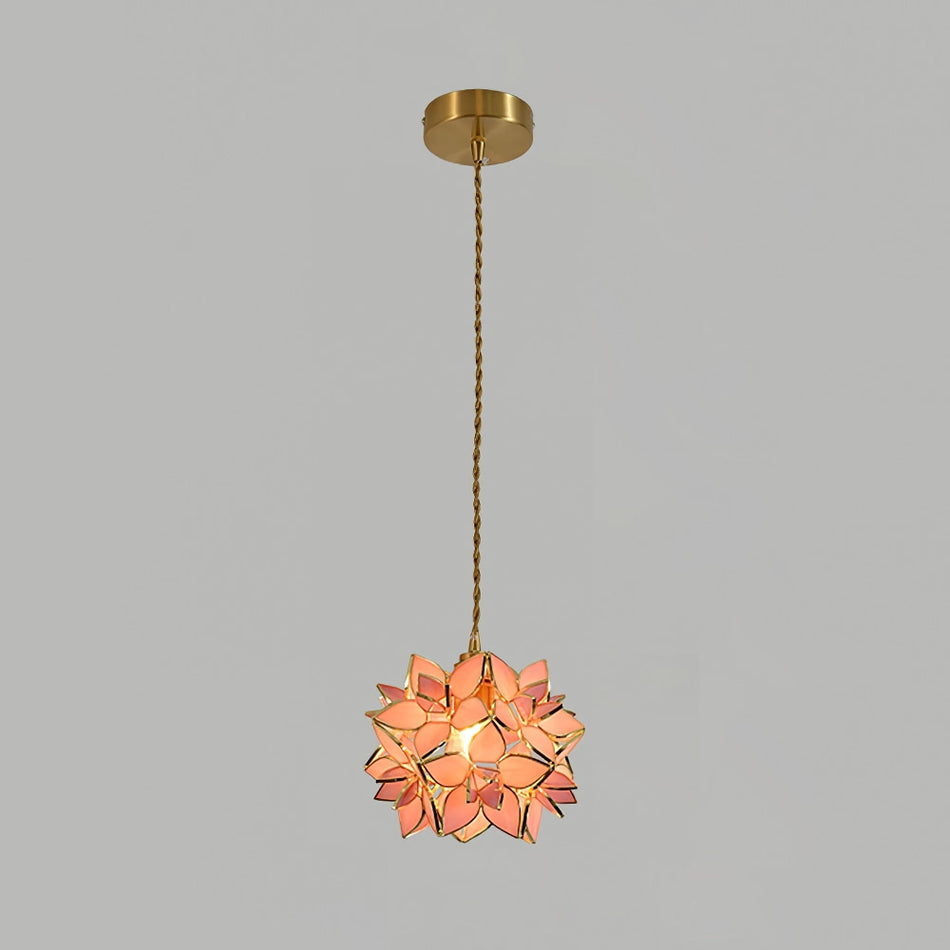 Capiz pendant light