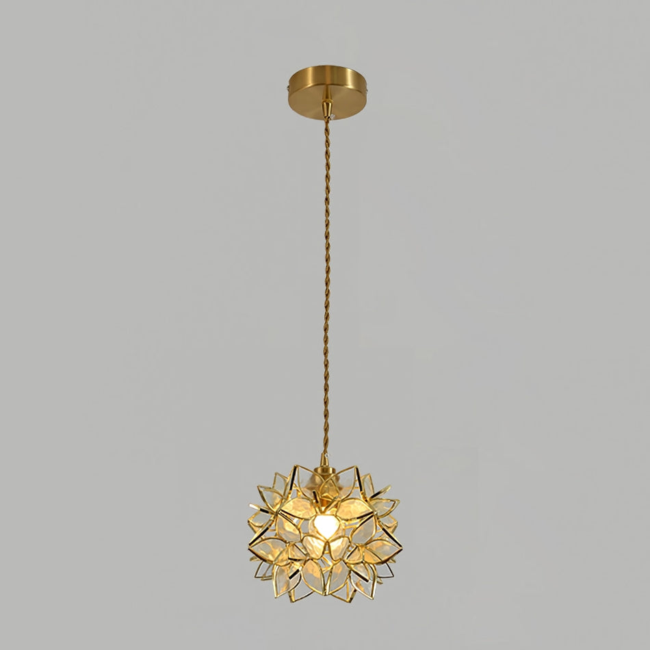 Capiz pendant light