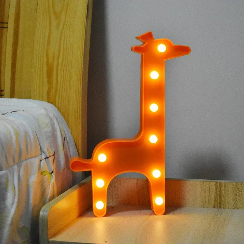 SafariLumina - Lampada da tavolo a forma di animale