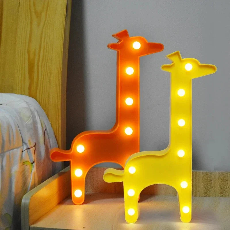 SafariLumina - Lampe de table en forme d'animaux