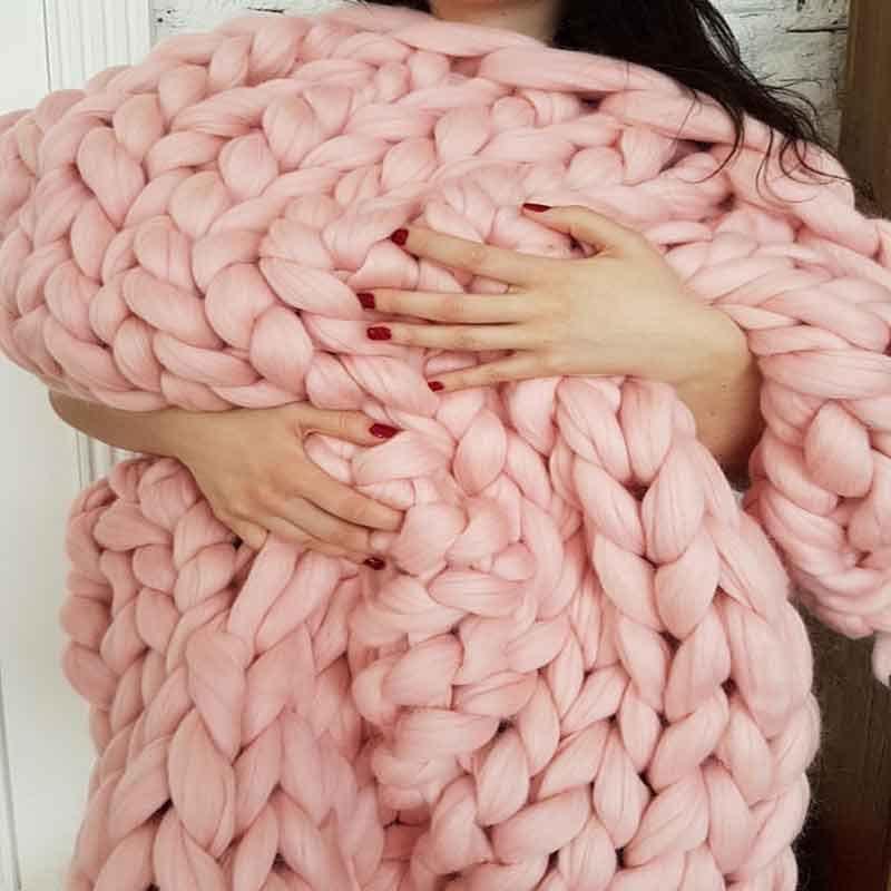 Hygge Chunky Knit tæppe