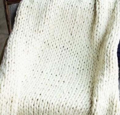 Hygge Chunky Knit Throw Filt