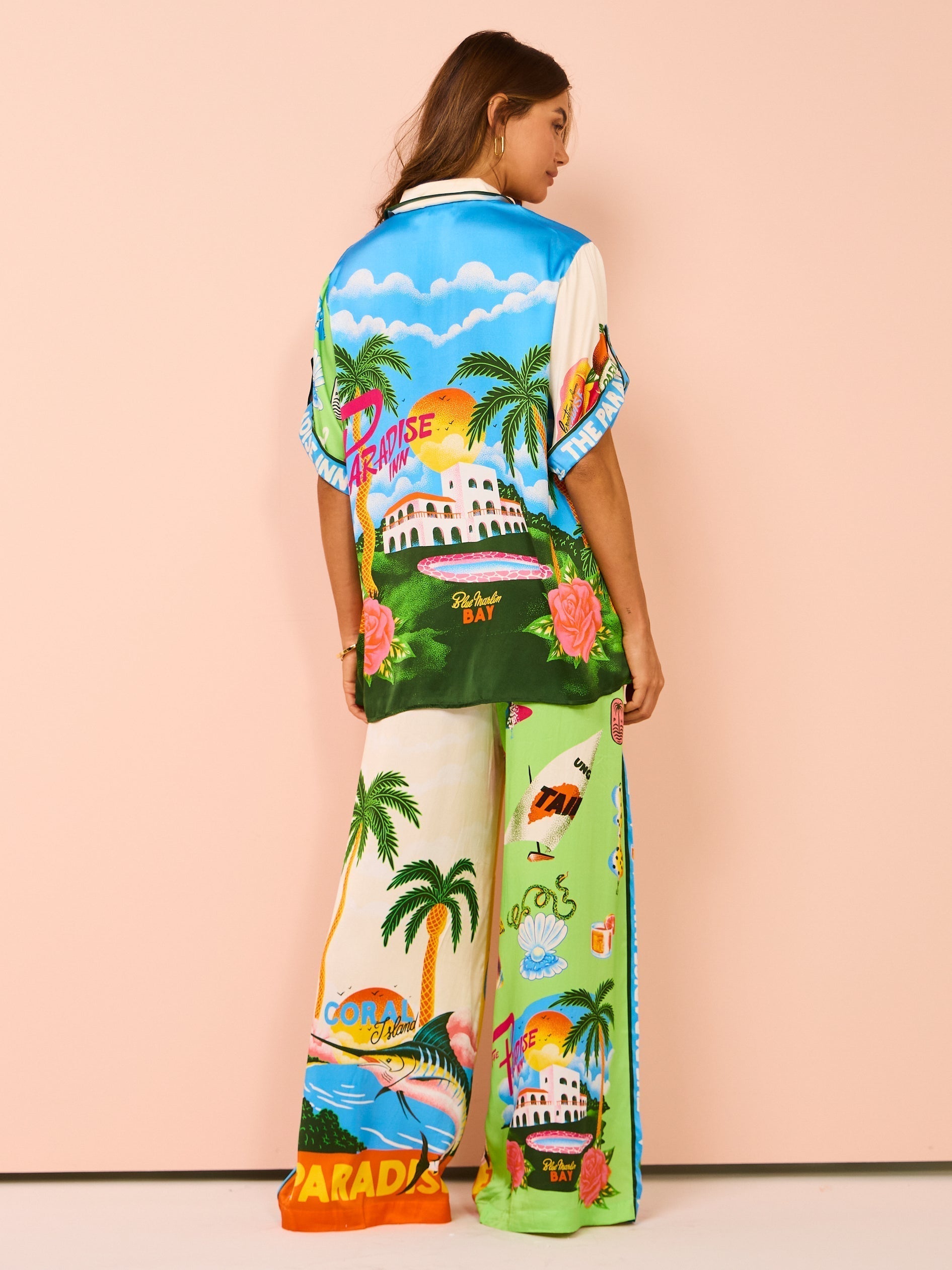 Tropicala™ – Zweiteiliges Set mit Kokospalmen-Print