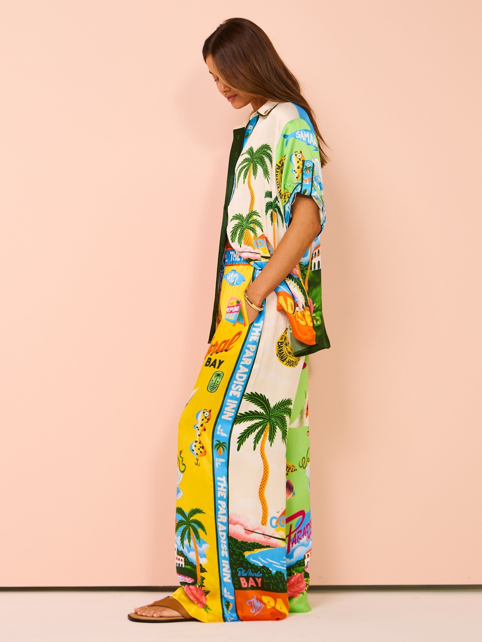 Tropicala™ – Zweiteiliges Set mit Kokospalmen-Print