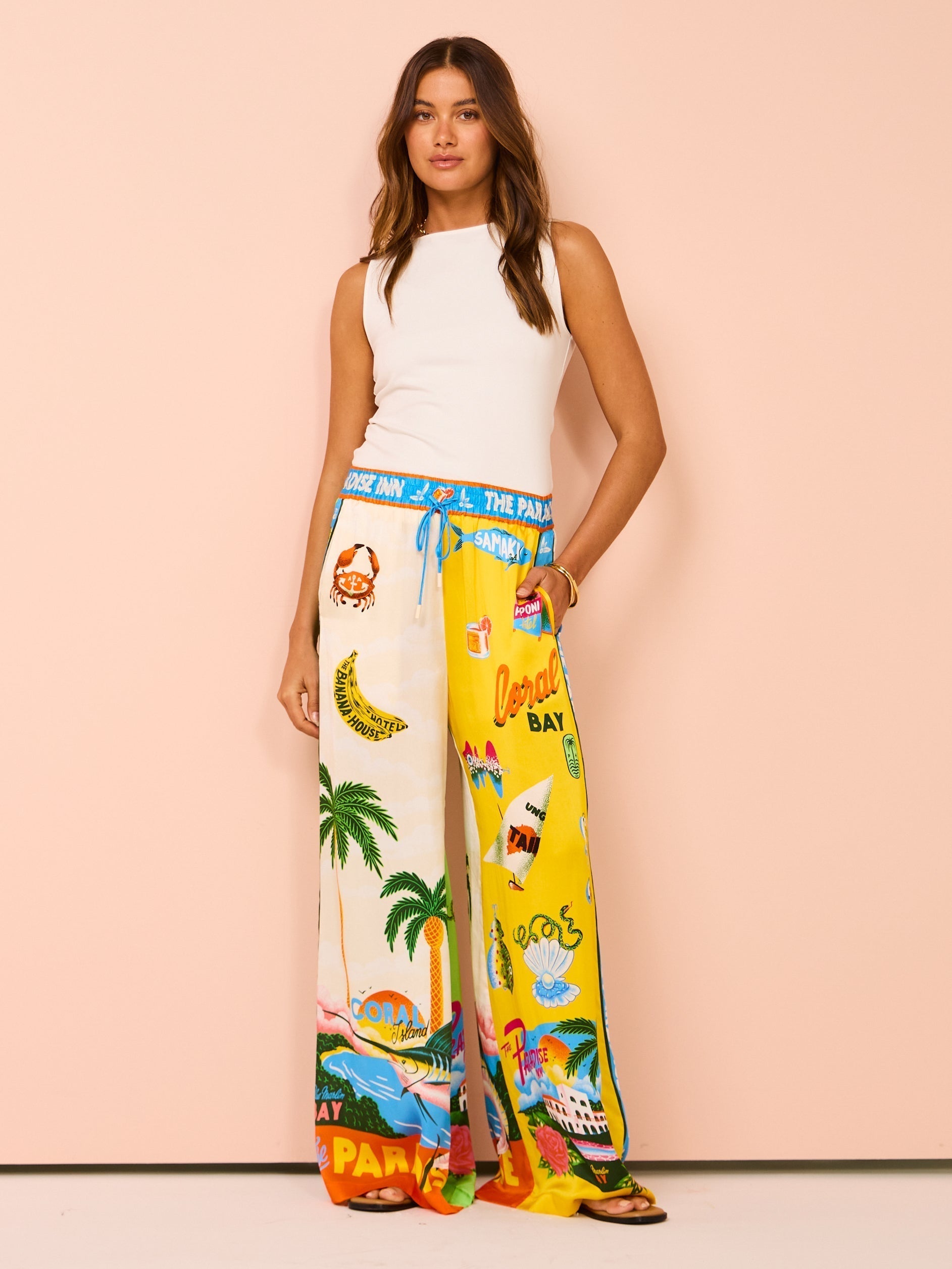 Tropicala™ – Zweiteiliges Set mit Kokospalmen-Print