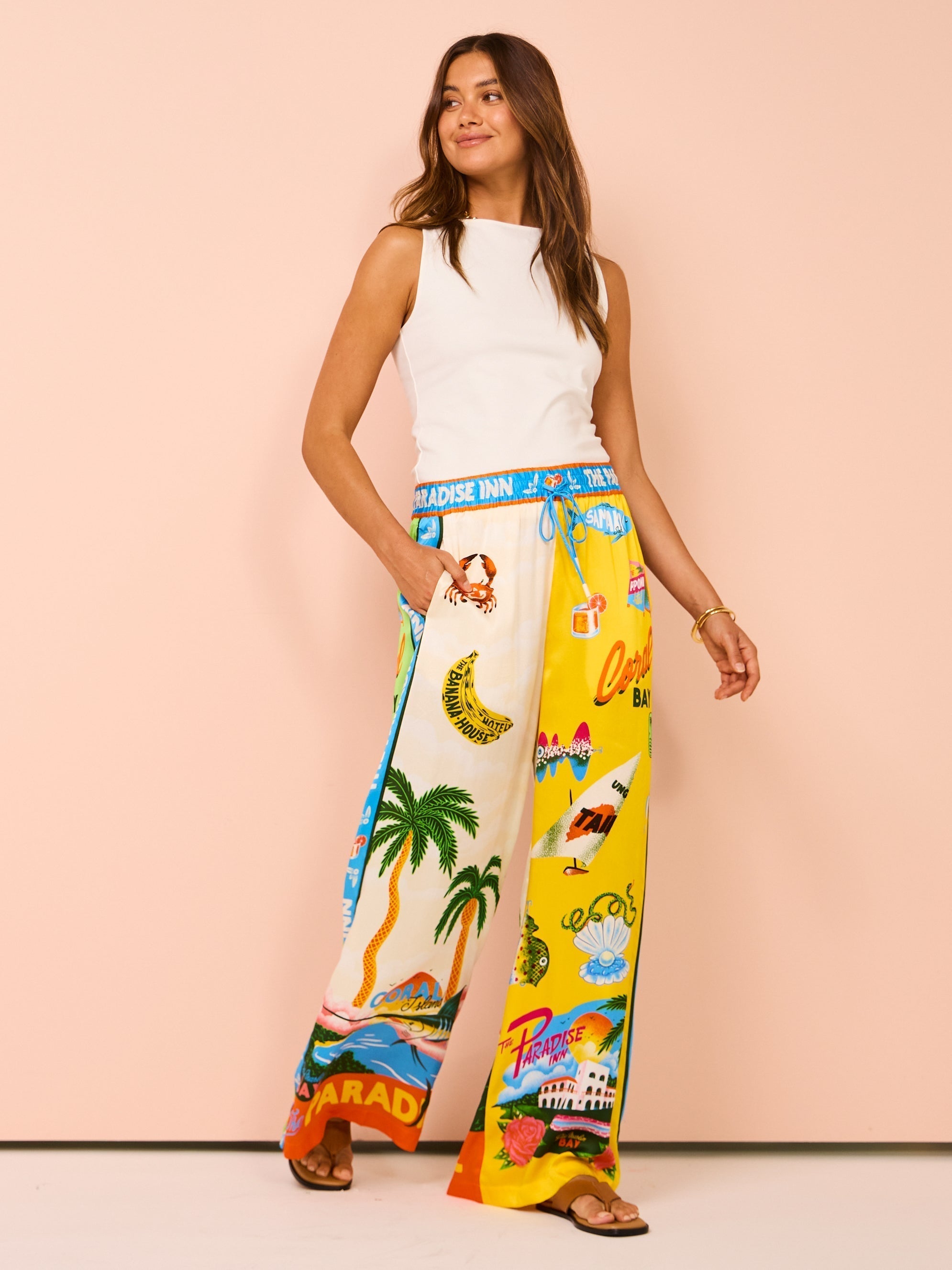 Tropicala™ – Zweiteiliges Set mit Kokospalmen-Print