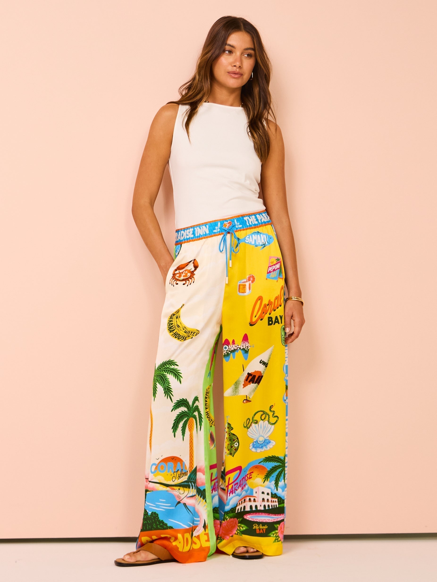 Tropicala™ - Coconut Trees Print Two-Piece Set