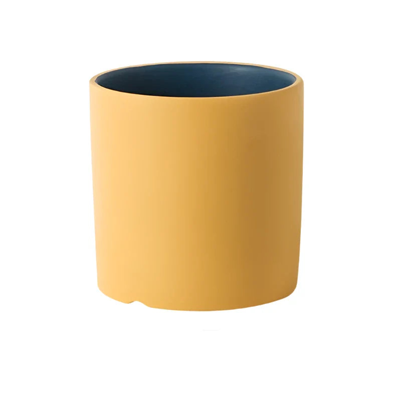 VividSphere – Luxury Round Ceramic Flower Pot with Hand-Glazed Elegance