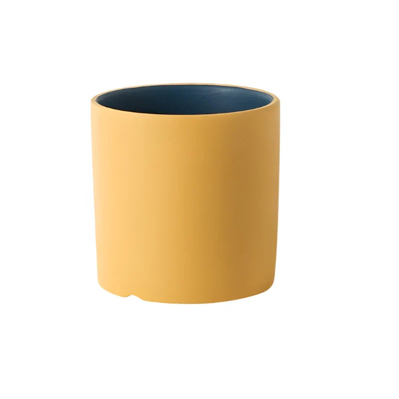VividSphere – Luxury Round Ceramic Flower Pot with Hand-Glazed Elegance