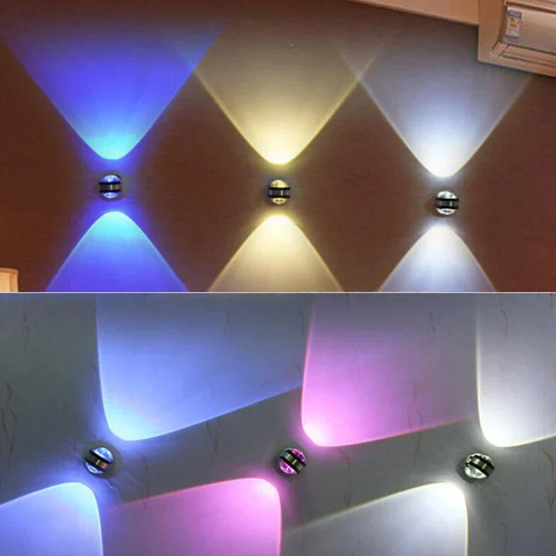 PrismBeam - Applique murale LED en cristal