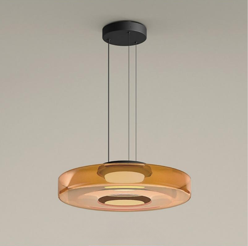 Suspensions en verre de style Bauhaus