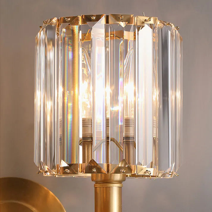 Vintage – Luxus Kristall Wandlampe