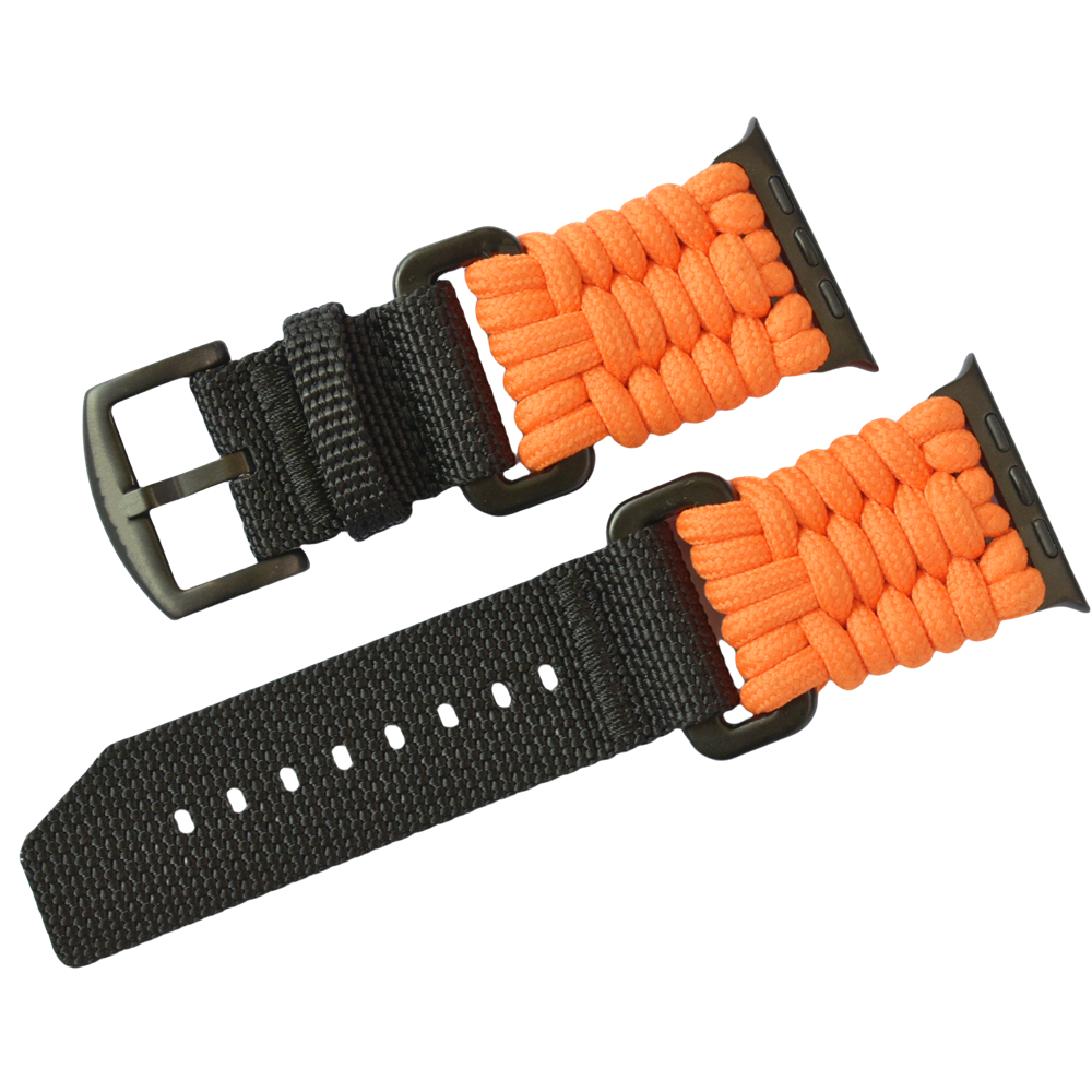 Outdoor Nylon Woven Watchband For Apple Watch