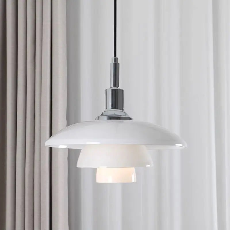 ChromeGlow - Lampada a sospensione cromata di lusso