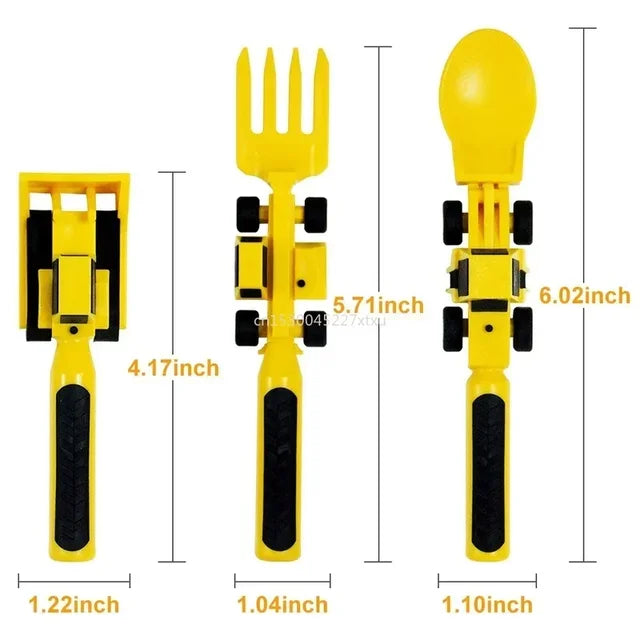 Construction Dinner Set™ - Maak een einde aan de rommel aan de eettafel - creatieve bestekset