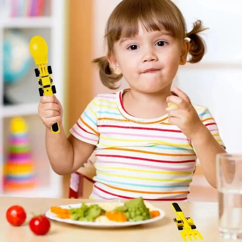 Construction Dinner Set™ - Maak een einde aan de rommel aan de eettafel - creatieve bestekset