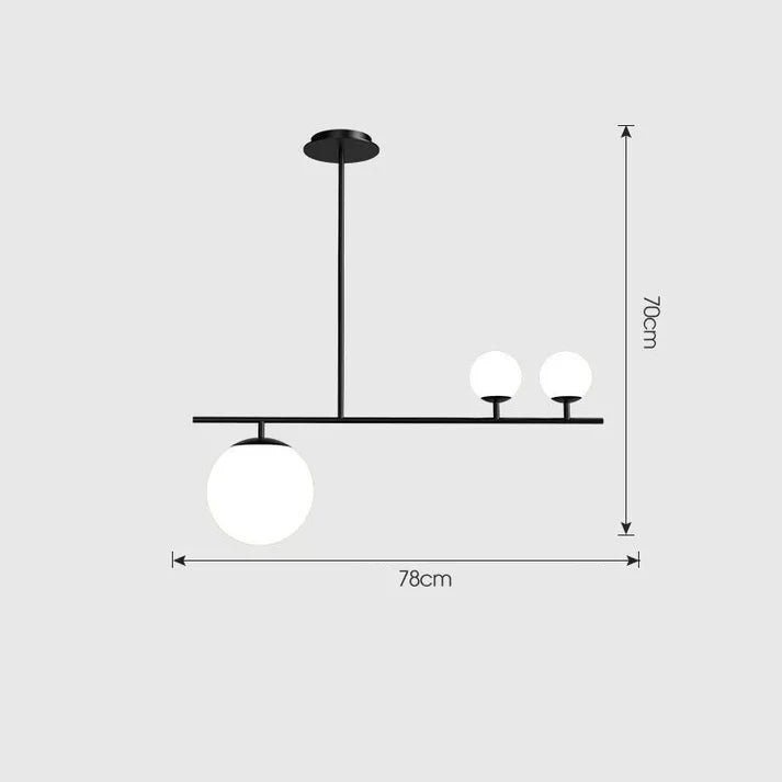 Lustre boule minimaliste Elodie