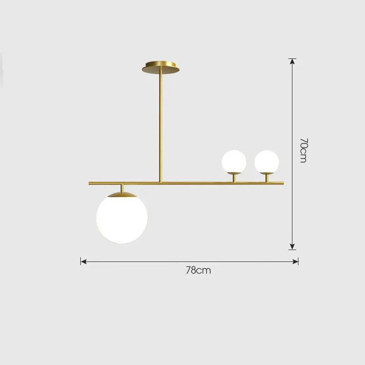 Lustre boule minimaliste Elodie