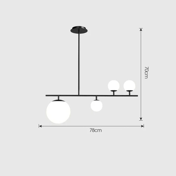 Elodie Minimal Ball lysekrone