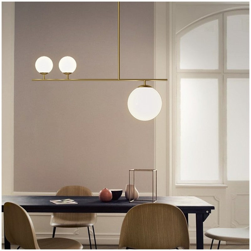 Lampadario a sfera minimalista Elodie