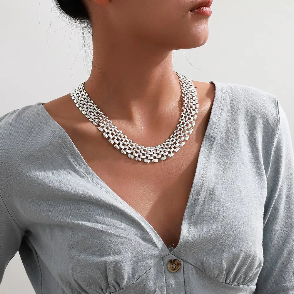 Glamoureuze draperie ketting