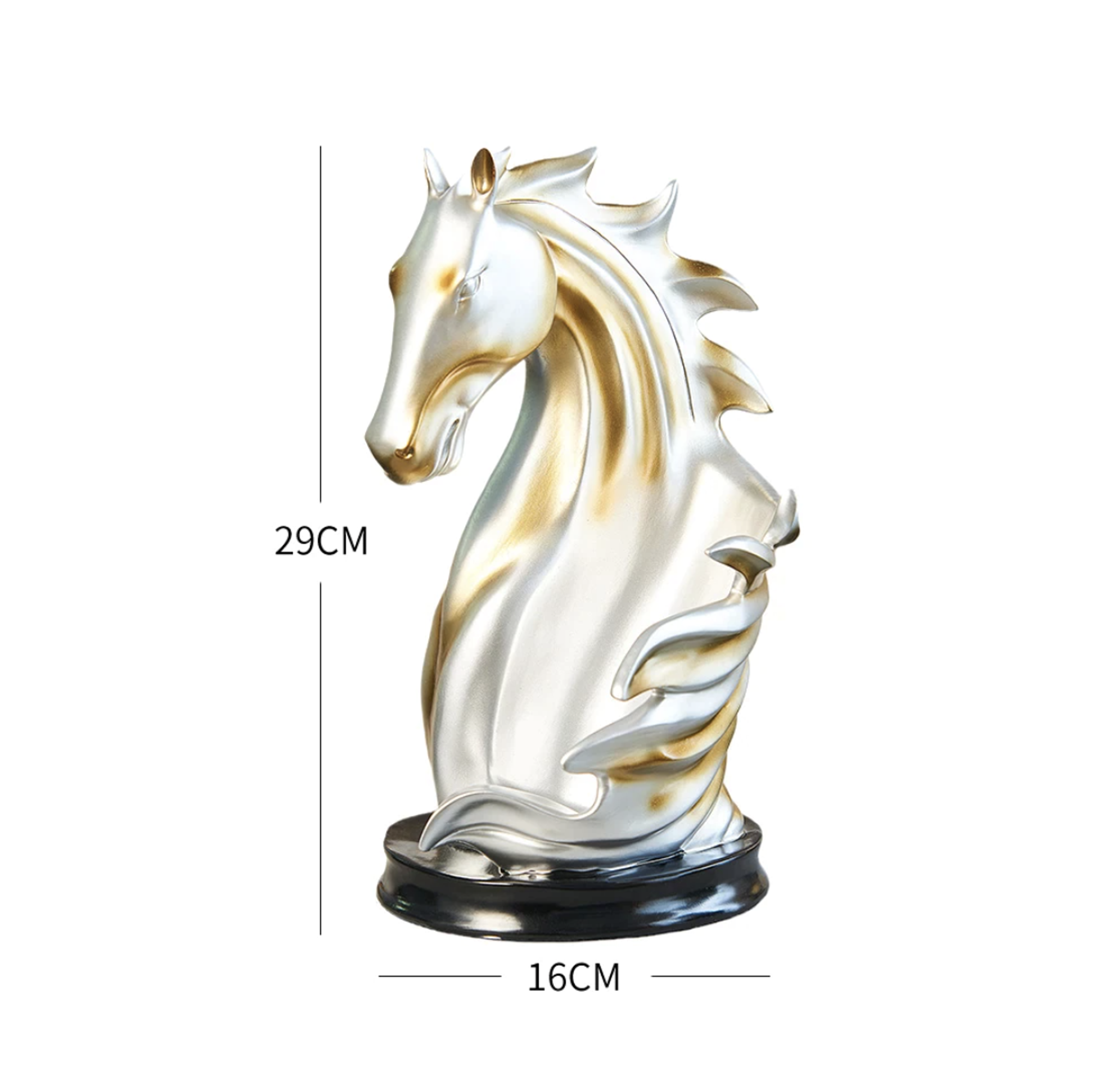 Gold or Blue Horse Wine Bottle Holder