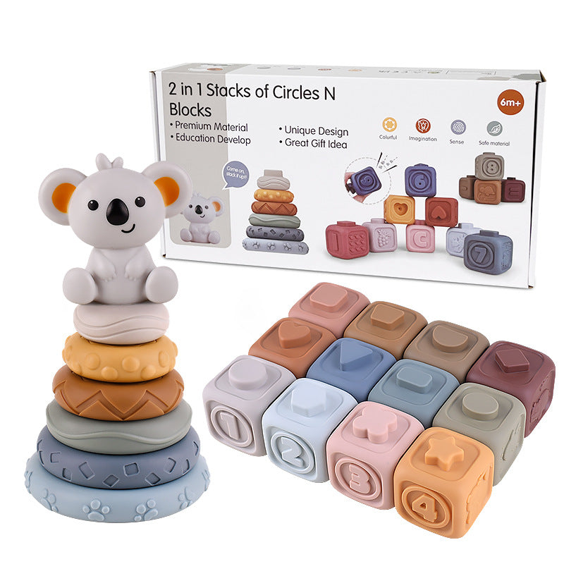 Koala Cubes™ - stabletårn - tyggeleker for babyer