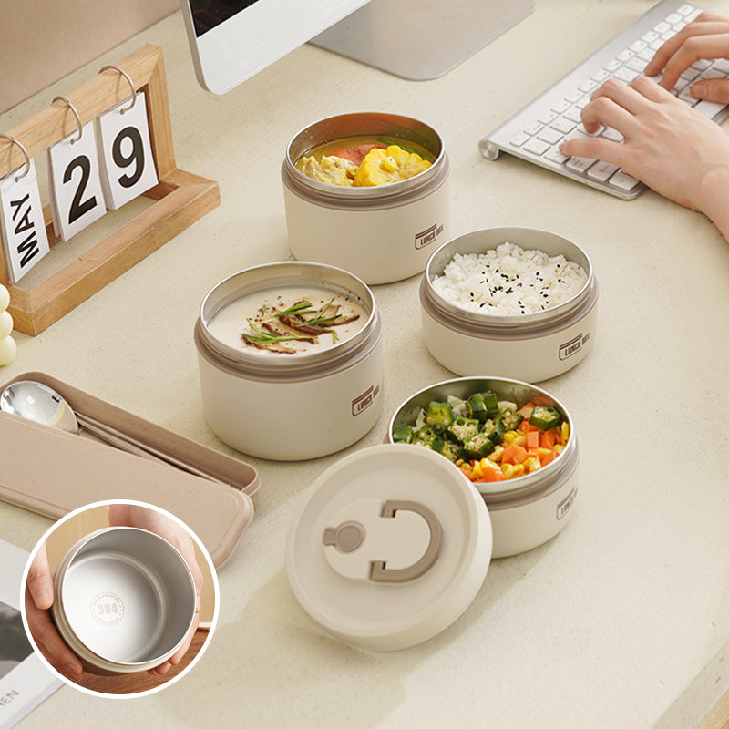 Draagbare geïsoleerde lunchcontainerset