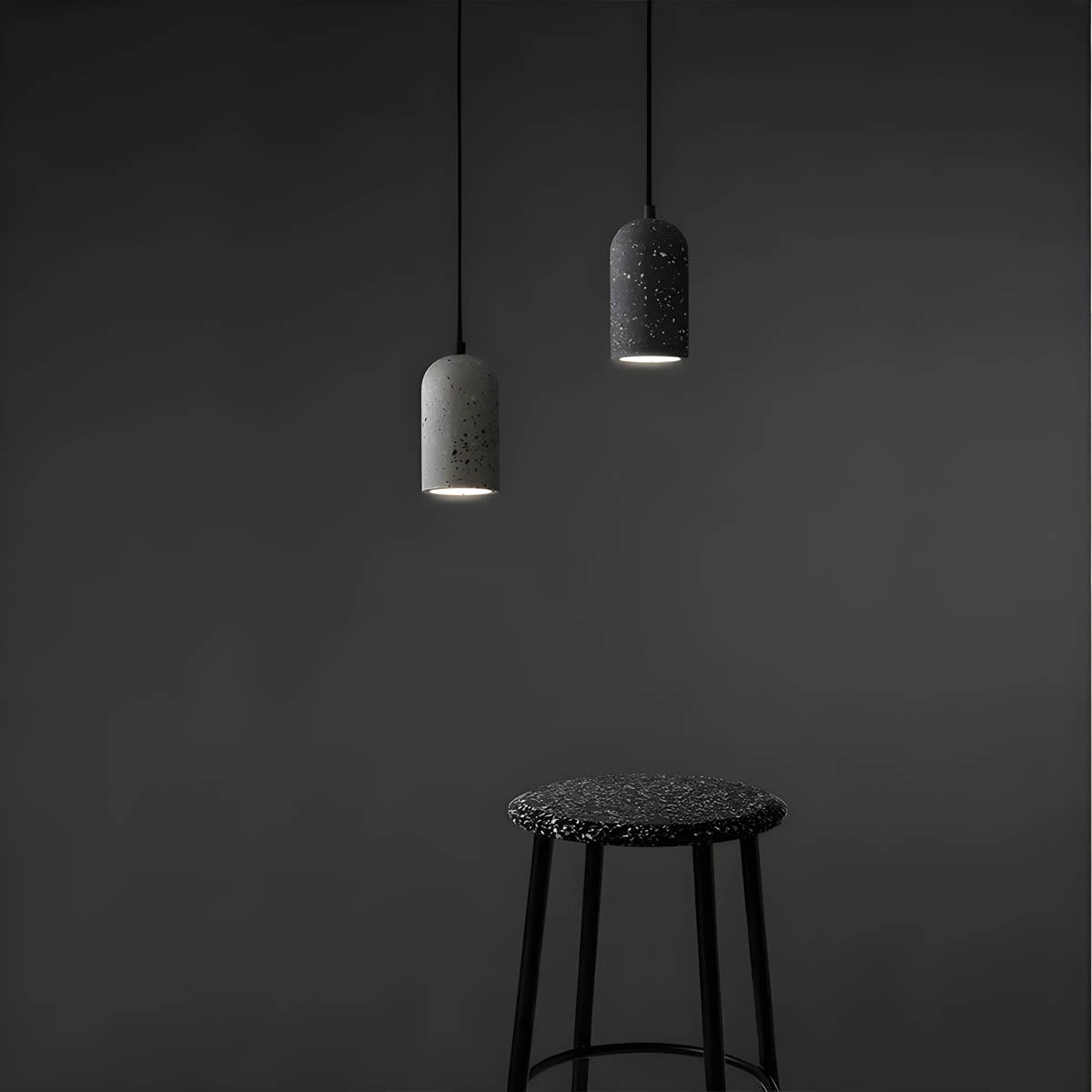 CimentChic - Lampe à suspension en béton pour l'intérieur