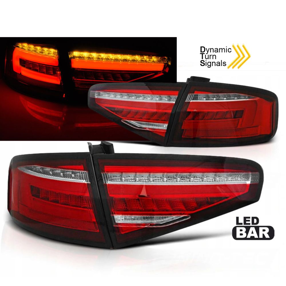 Audi A4 B8 2012-2015 Audi A4 B8 2012-2015 Pilotos traseros LED LED SEQ Rojo