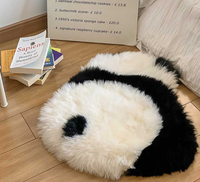 Fluffy Panda Teppe Mat